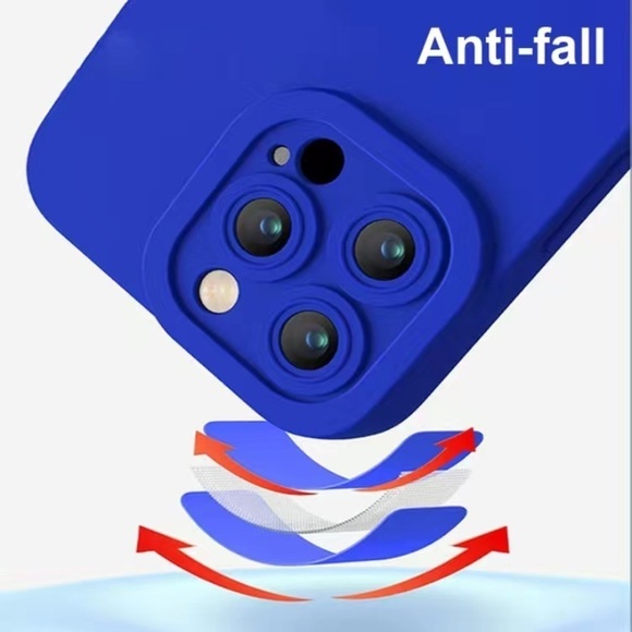 Royal Blue Silicone iPhone Case - Picture 3 of 5